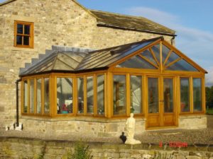 p shaped orangery